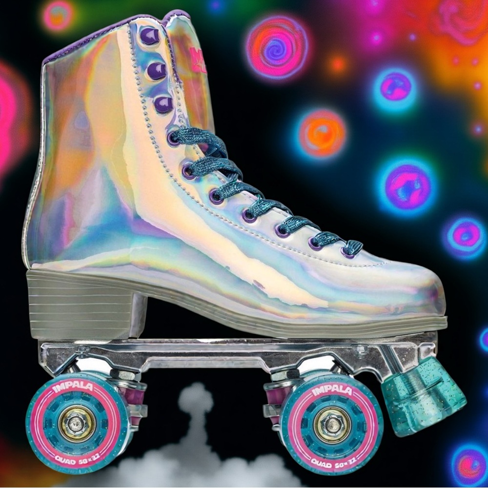 SOLD Impala Holographic Quad Roller Skates